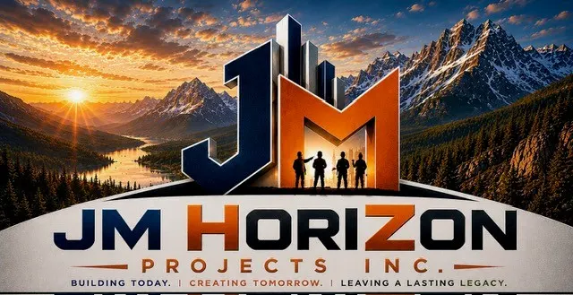 JM Horizon Projects Inc. logo: Building Today. Creating Tomorrow. Leaving a Lasting Legacy.